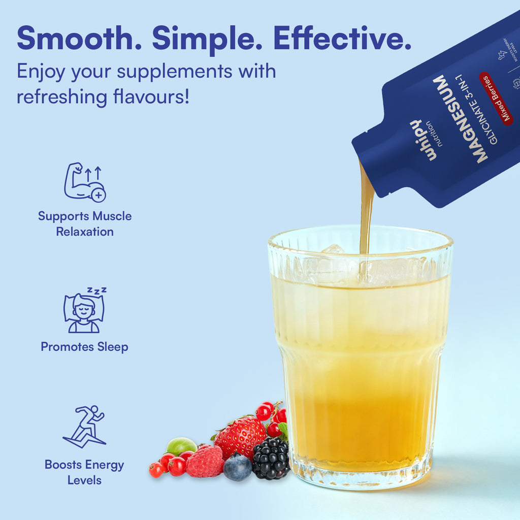 Liquid Magnesium Glycinate 3 in 1 Liquid Sachets